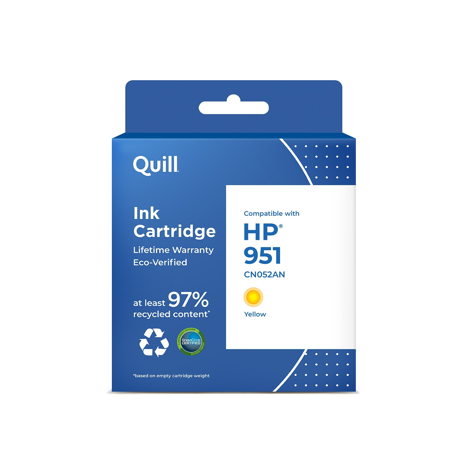 Quill Brand® HP 951 Remanufactured Yellow Ink Cartridge, High Yield (CN048AN#140)