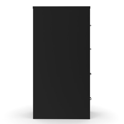 Quill Brand® 4 File Drawers Vertical File Cabinet, Locking, Black, Letter, 26.5"D (13444D)