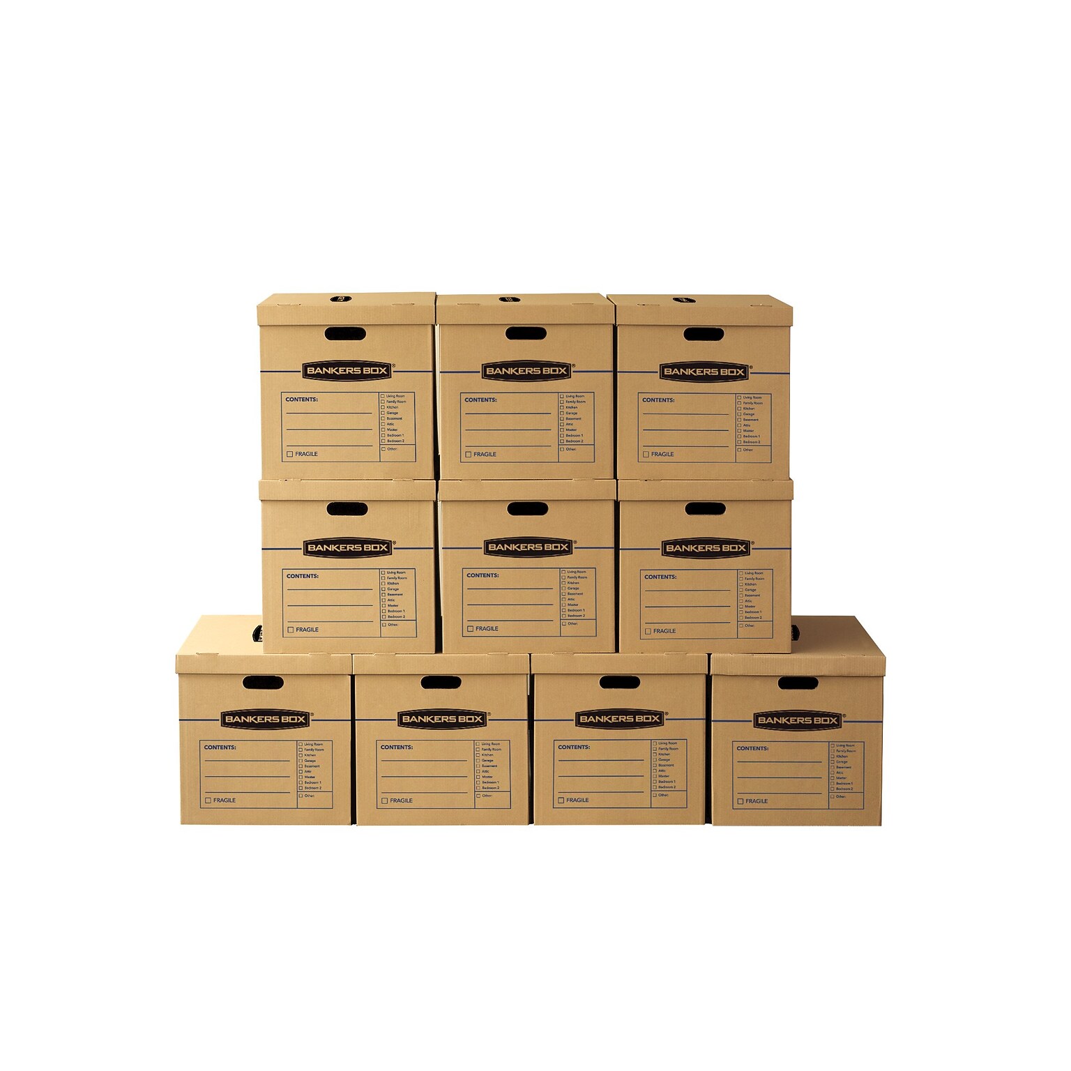 Bankers Box® Classic 17 x 17 x 21 Moving Box, Kraft, 10/Carton (7718202)