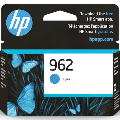 HP 962 Cyan Standard Yield Ink Cartridge (3HZ96AN#140)