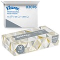 Kleenex Convenience Case Facial Tissue, 2-ply, 125 Tissues/Box, 12 Boxes/Pack (03076)