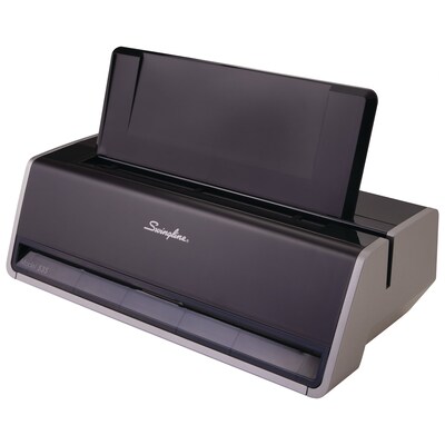 Swingline® Commercial Electric 3-Hole Punch, 28 Sheet Capacity, Black (A7074535B)
