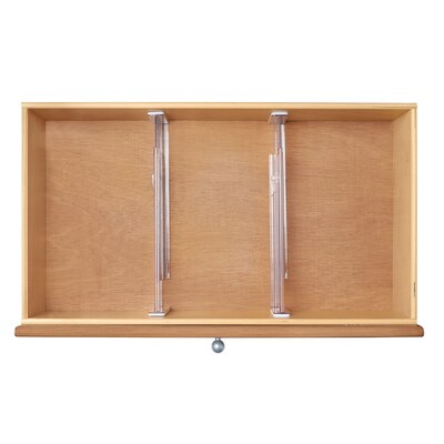 iDESIGN Deep Drawer Dividers, Clear, 2/Set (27929M2)