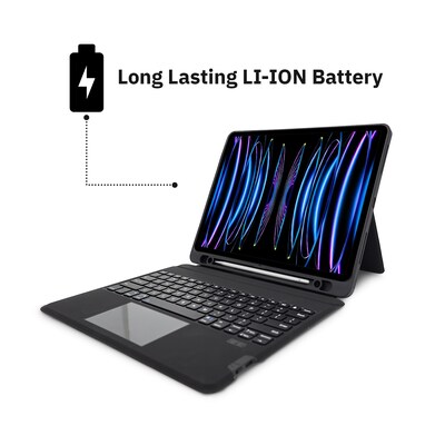 CODi PU Leather 13" Bluetooth Keyboard Case for iPad Pro 5th & 6th Generation, Black (C30708531)