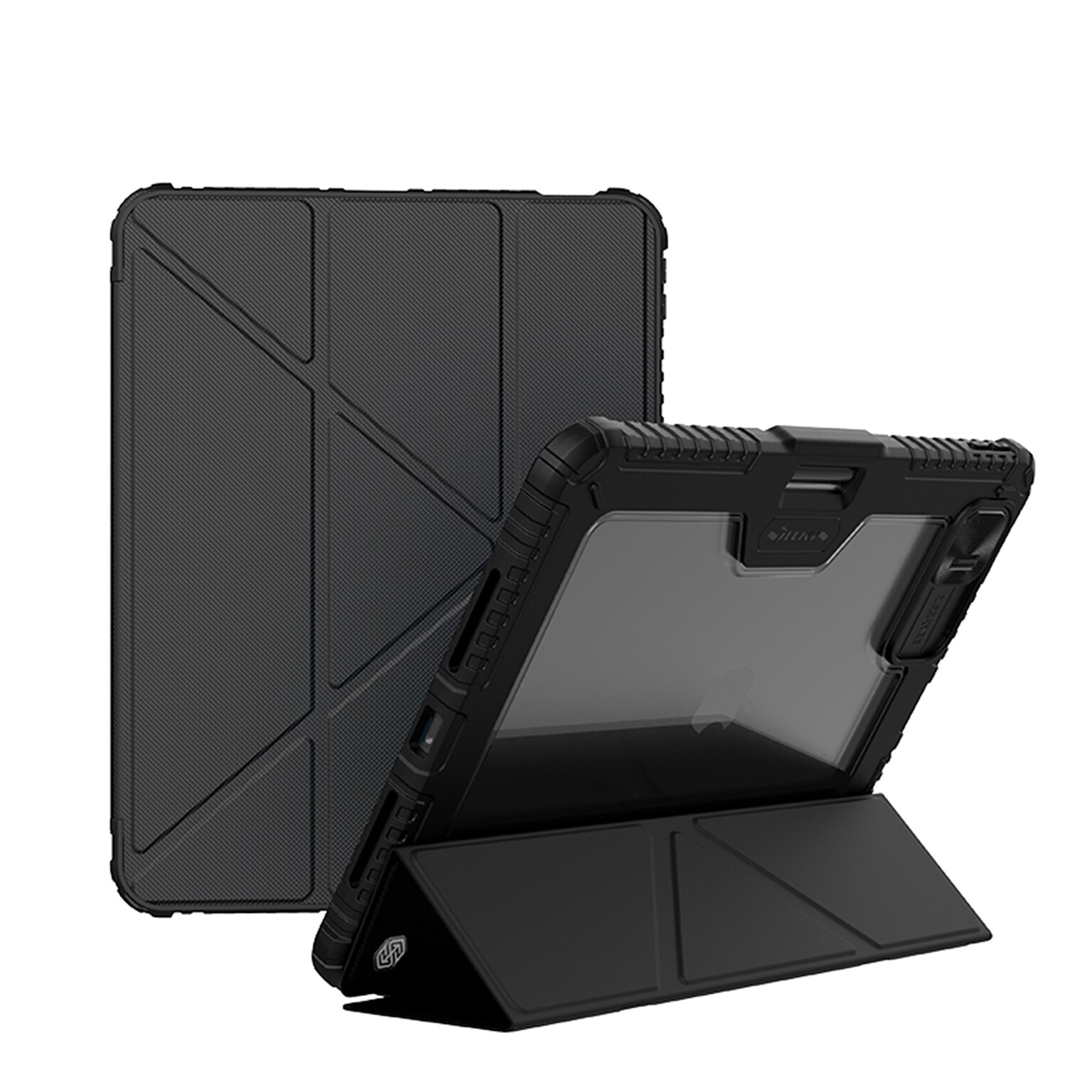 SaharaCase Heavy Duty Folio Case for 11 Apple iPad Pro M4 (2024), Scorpion Black (TB00392)