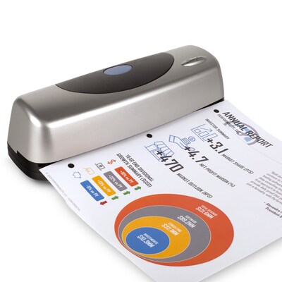 Swingline Electric Portable 3-Hole Punch, 15 Sheet Capacity, Silver (A7074515)