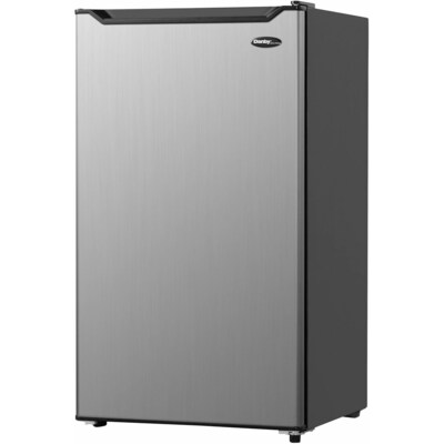 Danby Compact Refrigerator, 3.2 Cu. Ft., Stainless Steel (DAR032B2SLM)