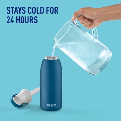 Brita Stainless Steel Filtered Water Bottle, 32 oz., Marina (36533)