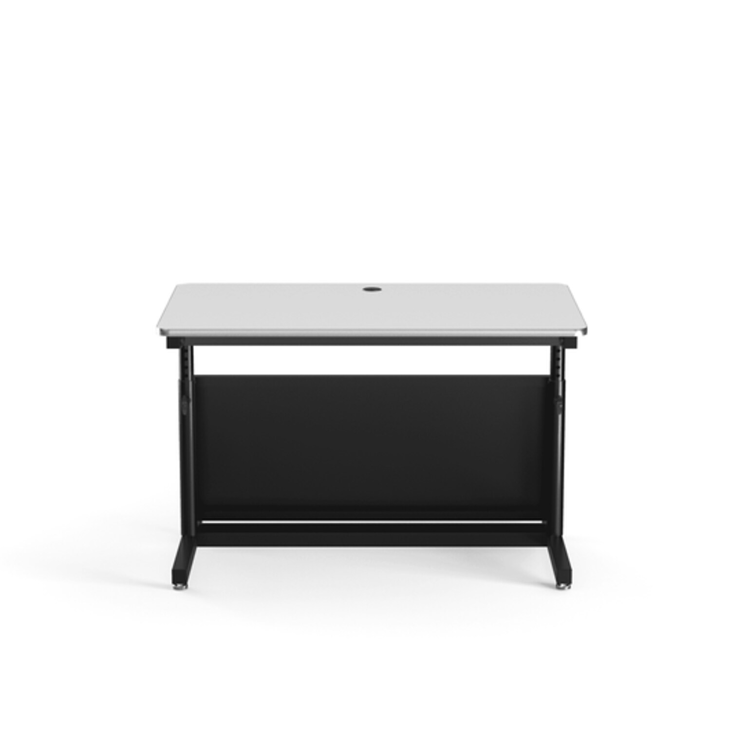 VersaDesk Deluxe 48W Manual Adjustable Standing Computer Table, White/Black (CTL4830-BW)
