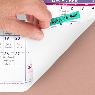 2027 AT-A-GLANCE 24 x 36 Yearly Wall Calendar, White/Purple (PM12-28-27)