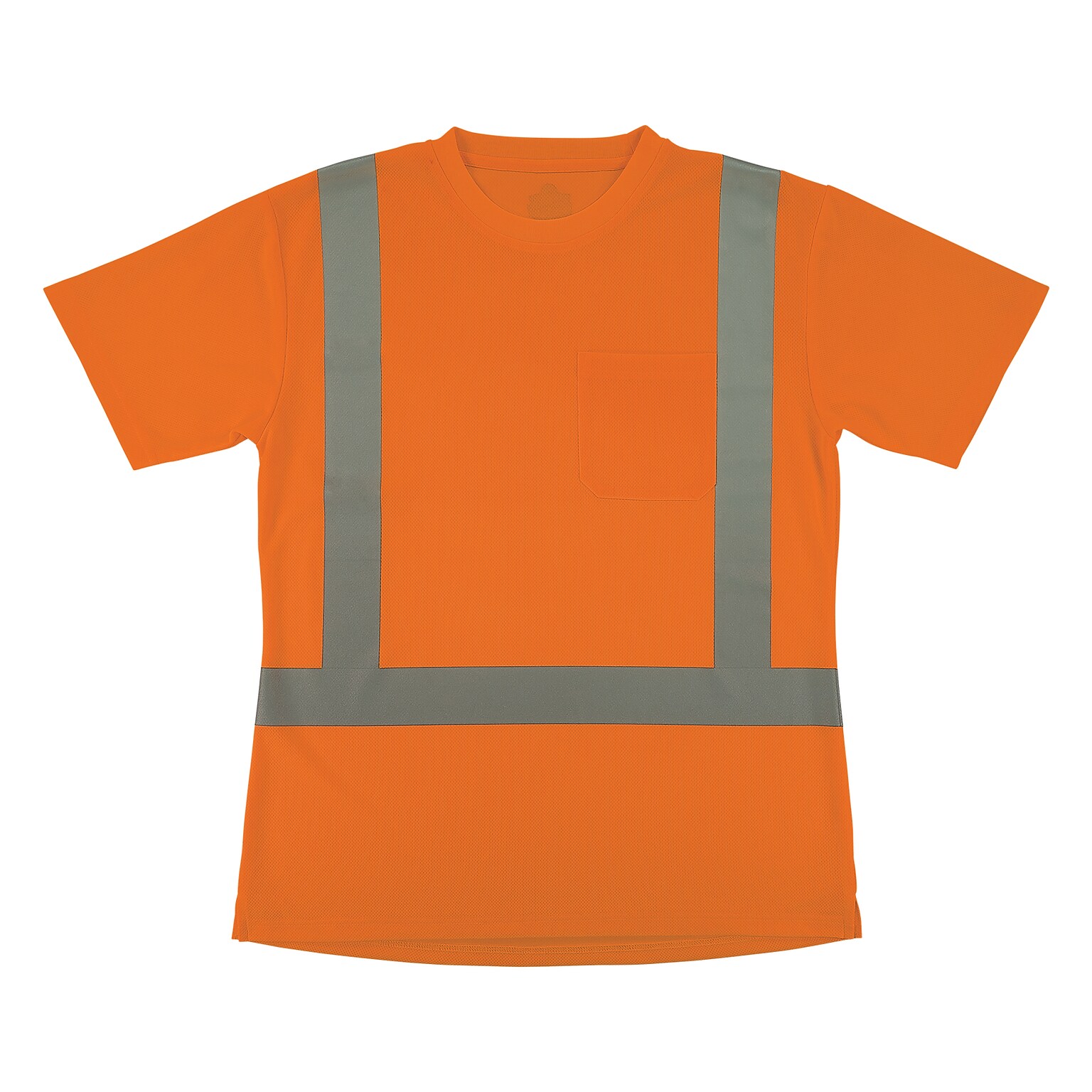 GloWear 8274 High Visibility Short Sleeve Women’s T-Shirt, ANSI Type R Class 2, Orange, Medium (22083)
