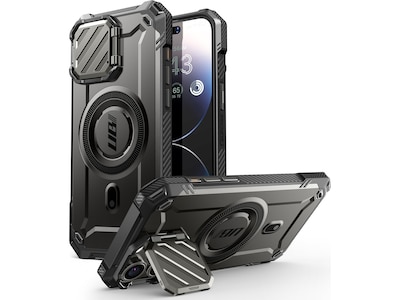 SUPCASE Unicorn Beetle MAG XT MagSafe Rugged Case for iPhone 15 Pro, Shock-Absorbing, Black (SPH23PR61MGXTBK)