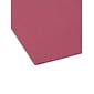 Smead Hanging File Folders, 1/5-Cut Adjustable Tab, Letter Size, Maroon, 25/Box (64073)