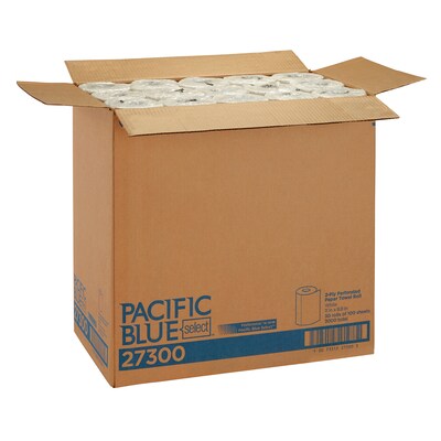 Pacific Blue Select Paper Towels, 2-ply, 100 Sheets/Roll, 30 Rolls/Pack (27300)