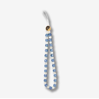 Sonix Beaded Phone Charm - Blue White