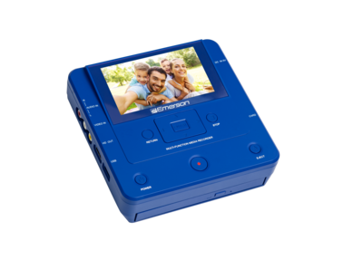 Emerson EMT-1200 Multimedia Recorder with 4.3-In LCD Screen: Record Videos, Music, and Photos from Phone to DVD (EMT-1200 - BL)