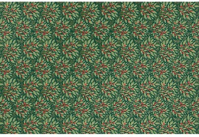 JAM Paper 20" x 30" Tissue Paper, Holly Tapestry, 240 Sheets/Pack (526BXPT6341)