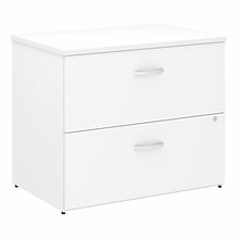 Bush Business Furniture Studio C Lateral File Cabinet, White (SCF136WHSU)