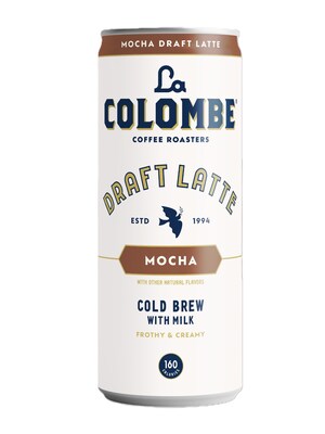 La Colombe Draft Mocha Latte Caffeinated Cold Brew Coffee, Medium Roast, 11 oz., 12/Carton (PPPURC12
