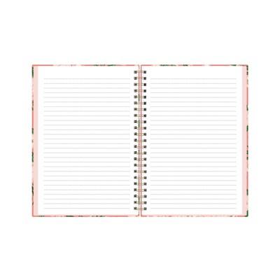 Blue Sky Bespoke Composition Notebook, 5.75" x 8.5", Camellia Floral (159138)