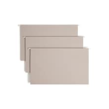 Smead Heavy Duty TUFF Recycled Hanging File Folder, 3-Tab Tab, Legal Size, Steel Gray, 18/Box (64093