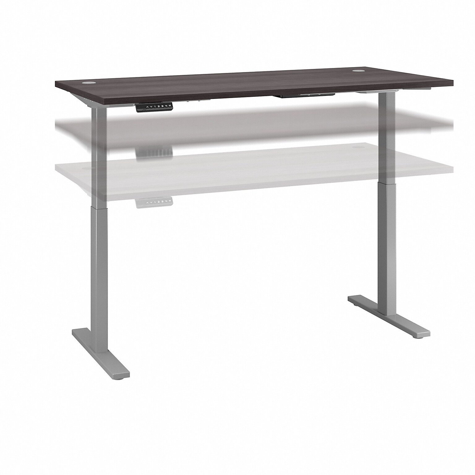 Bush Business Furniture Move 60 Series 27-47 Adjustable Standing Desk, Storm Gray (M6S7230SGSK)