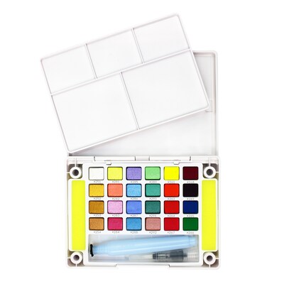 Sakura Koi Watercolor Paint, Assorted Colors, 24 Colors/Set (SAKXNCW24MPN)