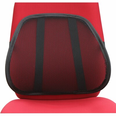 Lorell Ergo Mesh Lumbar Back Support, Black (LLR42171)