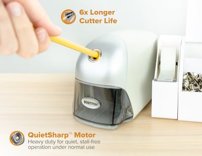 Bostitch Electric Pencil Sharpener, Gray (BOSEPS8HDGRY)