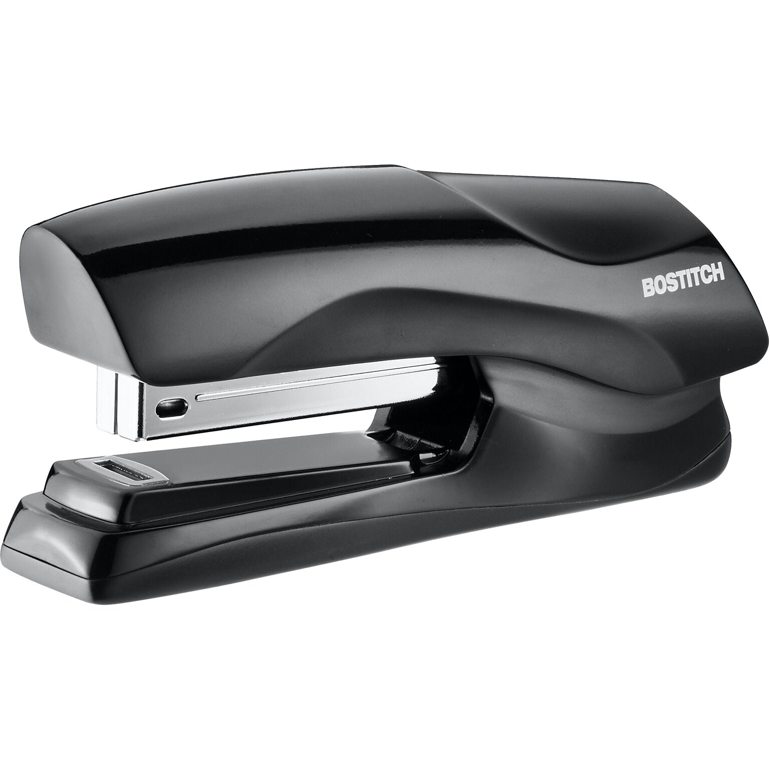 Bostitch Flat Clinch Handheld Stapler, 40-Sheet Capacity, Gloss Black (B275R-BLK)