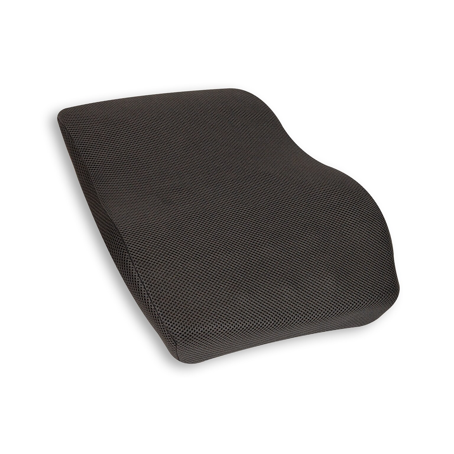 Mind Reader Memory Foam Ergonomic Lower Back Cushion Office Chair Support, Gray (VERTBACK-GRY)