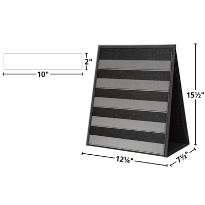 Teacher Created Resources Black Desktop Pocket Chart, 15-1/2" x 12" (TCR20374)