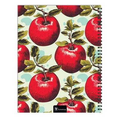2025-2026 TF Publishing Heirloom Apples 9" x 11" Academic Year Weekly & Monthly Planner, Paperboard Cover (AY26-9500)
