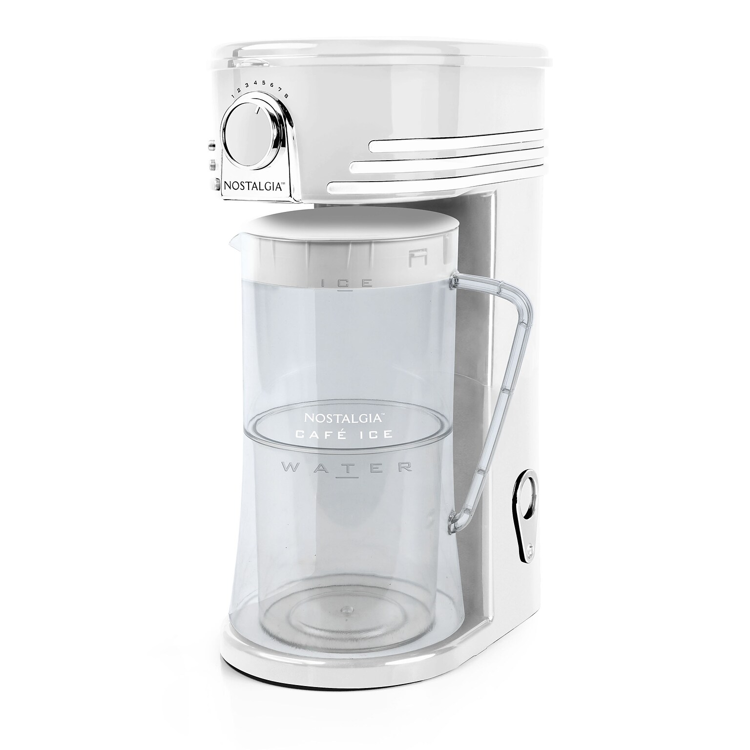 Nostalgia 12-Cups Automatic Drip Coffee Maker, White (NCIT3PLSWH6A)