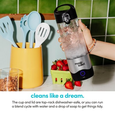 magic bullet 16 oz. Portable Blender, Silver (MBPB50100)