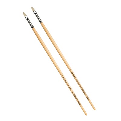 da Vinci TOP-ACRYL Oil and Acrylic Synthetic Bristle, Flat Brush, 2/Bundle (DVXVA71824-2)