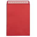 JAM Paper Self Seal Catalog Envelope, 9 x 12, Red, 100/Pack (188447598D)