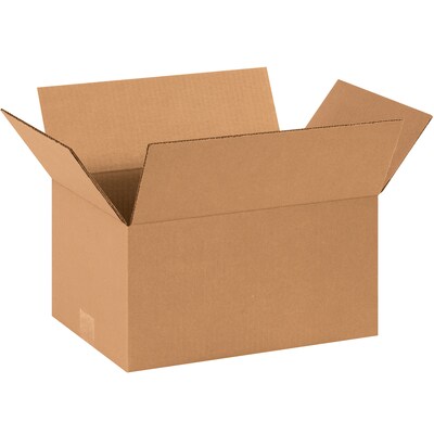 14 x 10 x 7 Shipping Boxes, 32 ECT, Brown, 25/Bundle (14107)