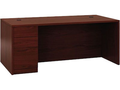 HON 10500 Series 66W Computer Desk, Mahogany (H105898L.NN)