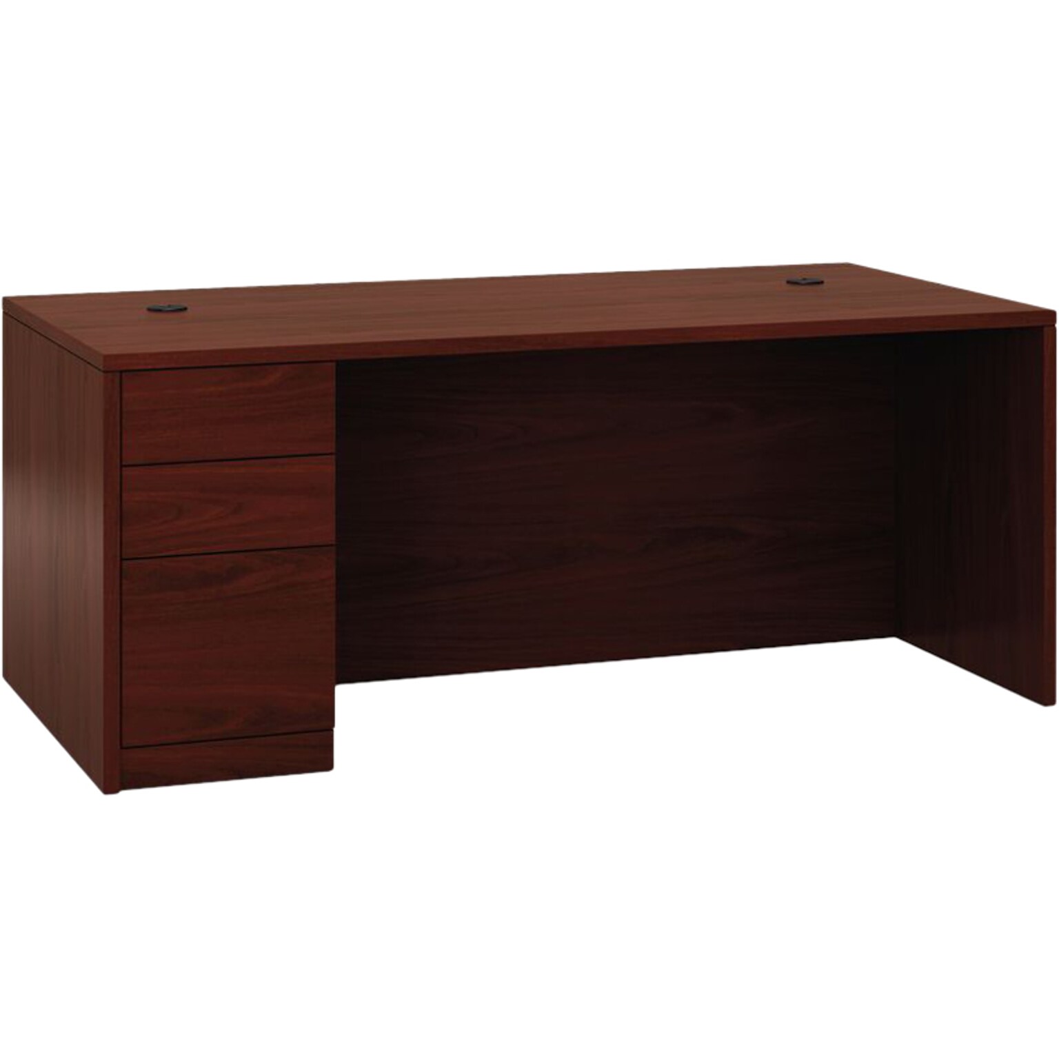 HON 10500 Series 66W Computer Desk, Mahogany (H105898L.NN)