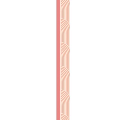 Carson Dellosa Education True to You Straight Bulletin Board Borders, 3" x 3', Coral Wave, 6/Bundle (CD-108524-6)