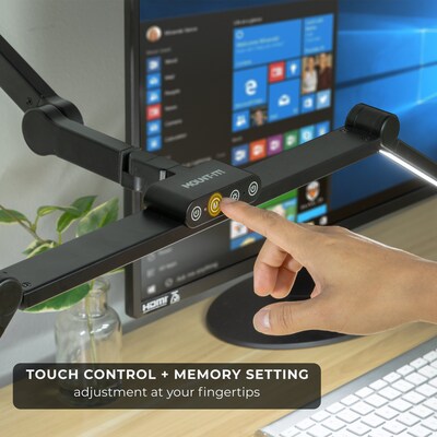 Mount-It! LED Desk Lamp, 28", Black (TS-7011)