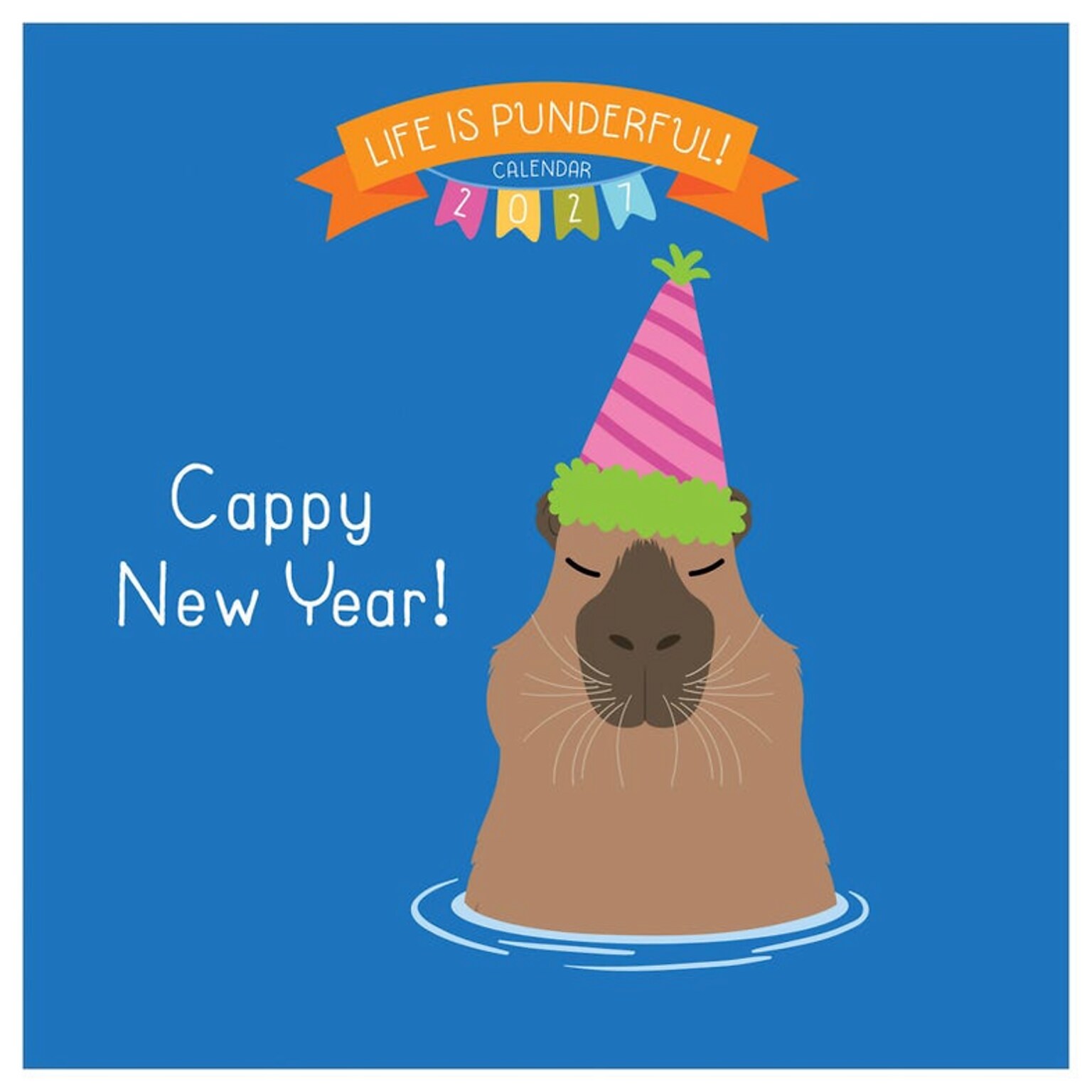 2027 TF Publishing Puns of Fun 12 x 12 Monthly Wall Calendar, Multicolored (27-1117)