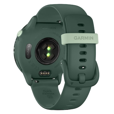 Garmin vívoactive 6 Fitness-Tracking AMOLED Smartwatch with Silicone Band, Metallic Jasper Green (010-02985-02)