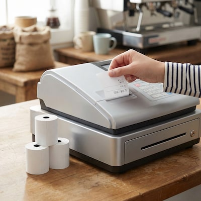 Staples Bond Paper Rolls, 2 1/4" x 85', 10/Pack (18216-CC)