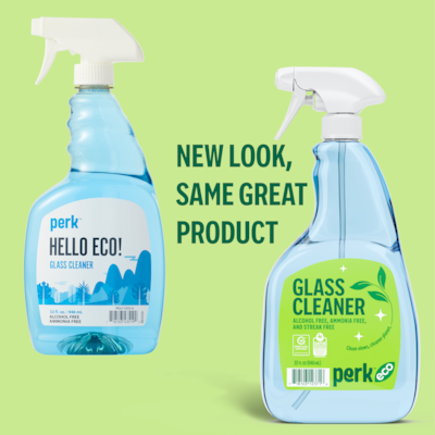 Perk Eco Glass Cleaner, Ready To Use, 32 oz. (PK611032-A)