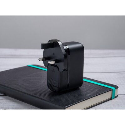 Scapade AirPower 65-Watt PD Multi-USB Travel Charger with International Plugs, Black (SCAPSTPD65)