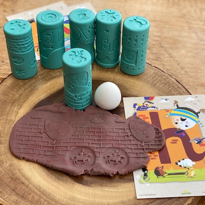 Yellow Door Let's Roll Nursery Rhymes Craft Tools, 6/Set  (YUS1196)