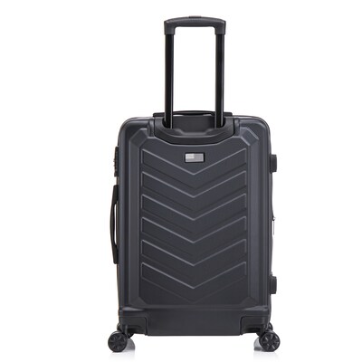 US Army FOX PRO 24" Hardside Suitcase, 4-Wheeled Spinner, TSA Checkpoint Friendly, Black (USLFPRO00M-BLK)