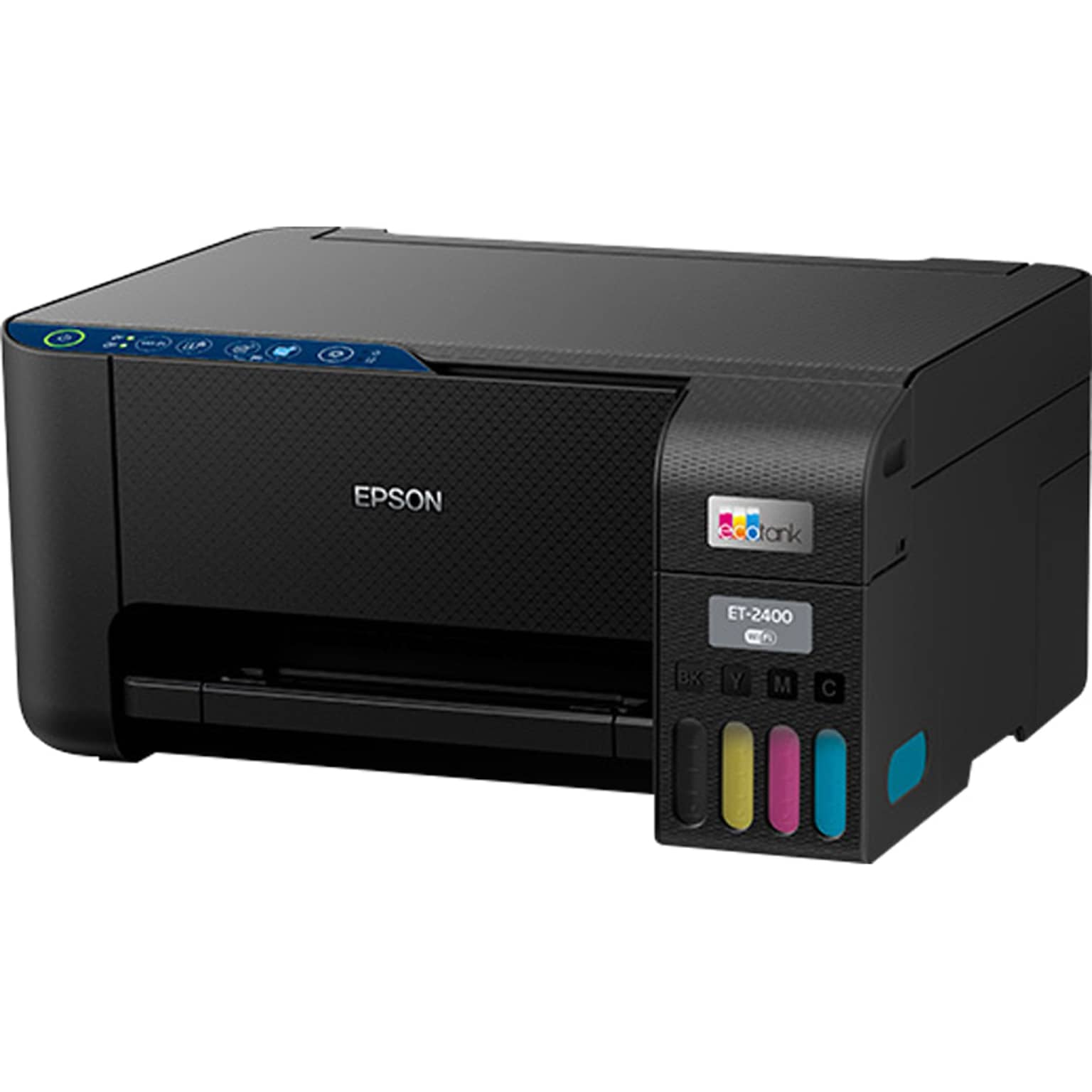 Epson EcoTank ET-2400 Wireless Color Inkjet Printer, All-In-One Supertank, Print, Scan, Copy (9592581)